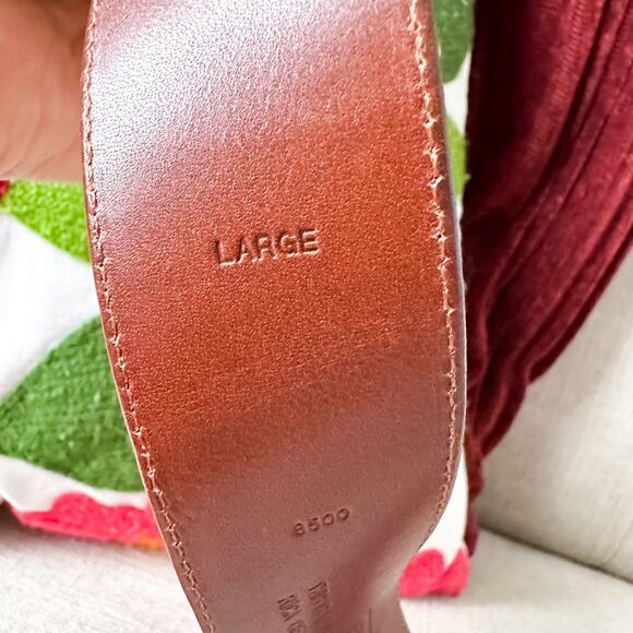 Vintage British Tan Wide Coach Belt Size Large - Picture 5 of 10